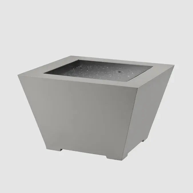 The Outdoor GreatRoom Company Cove Concrete Trapezoid Gas Fire Pit The Outdoor GreatRoom Company Dreamwood Living