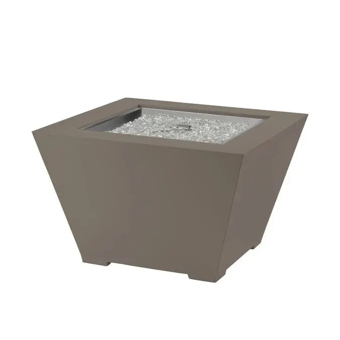 The Outdoor GreatRoom Company Cove Concrete Trapezoid Gas Fire Pit The Outdoor GreatRoom Company Dreamwood Living