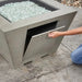 The Outdoor GreatRoom Company Cove Concrete Trapezoid Gas Fire Pit The Outdoor GreatRoom Company Dreamwood Living