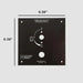 The Outdoor GreatRoom Company Crystal Fire Plus Control Panel - 6.38" x 6.38" The Outdoor GreatRoom Company Dreamwood Living
