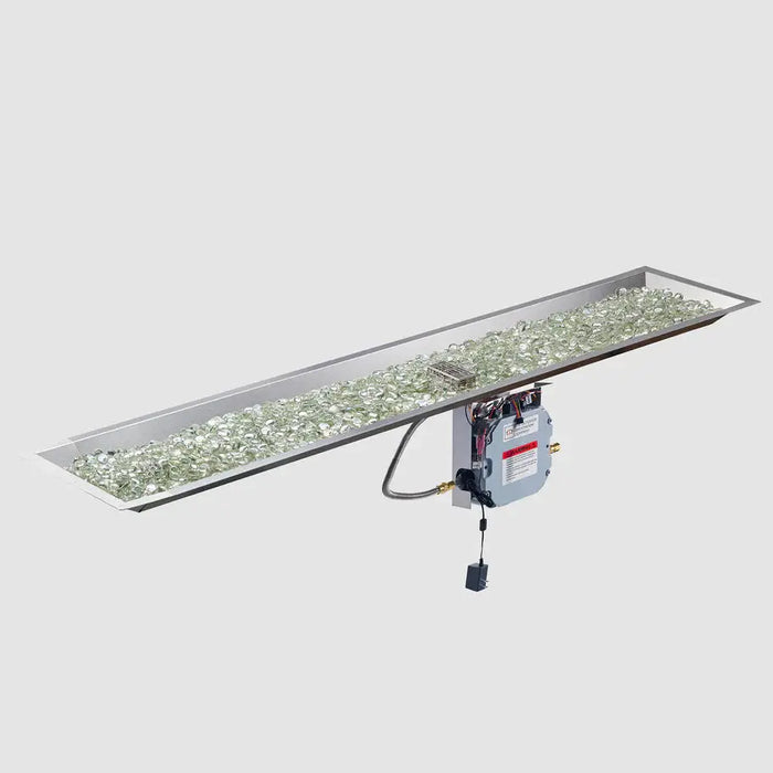 The Outdoor GreatRoom Company Crystal Fire Plus Linear Gas Burner The Outdoor GreatRoom Company Dreamwood Living