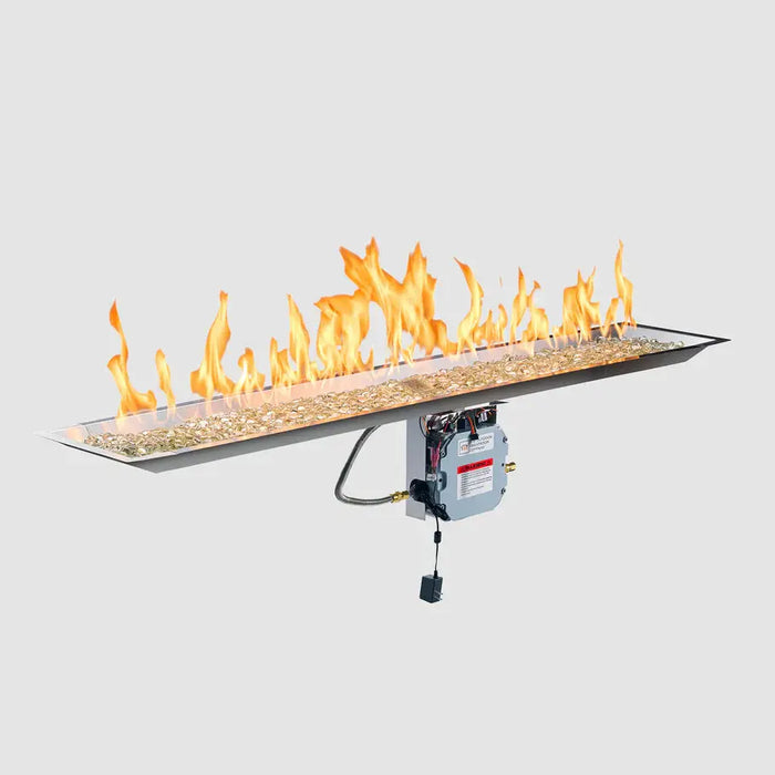 The Outdoor GreatRoom Company Crystal Fire Plus Linear Gas Burner The Outdoor GreatRoom Company Dreamwood Living