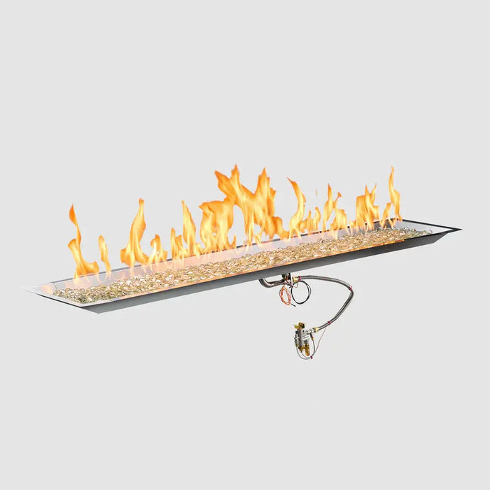The Outdoor GreatRoom Company Crystal Fire Plus Linear Gas Burner The Outdoor GreatRoom Company Dreamwood Living