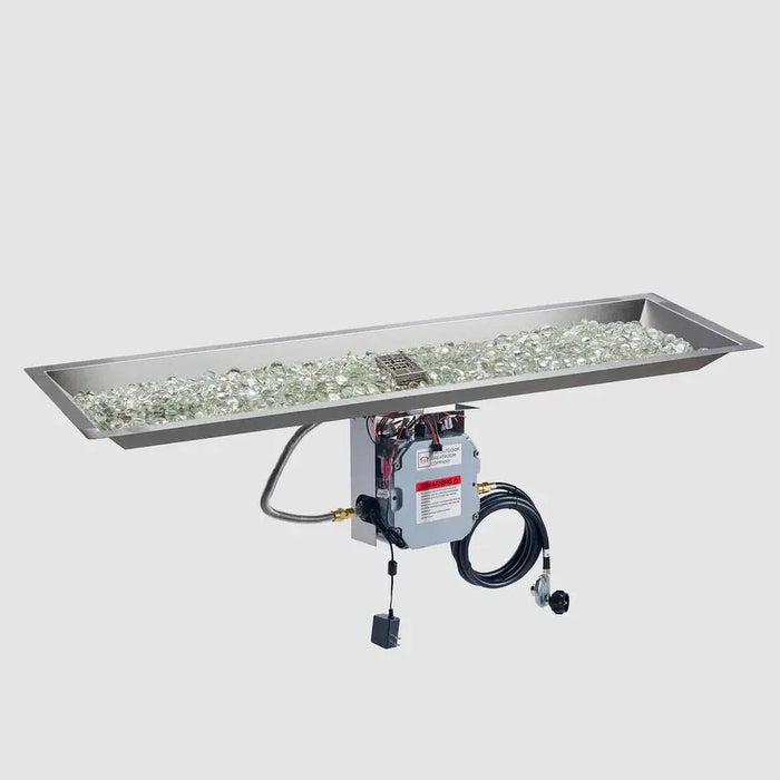 The Outdoor GreatRoom Company Crystal Fire Plus Linear Gas Burner The Outdoor GreatRoom Company Dreamwood Living