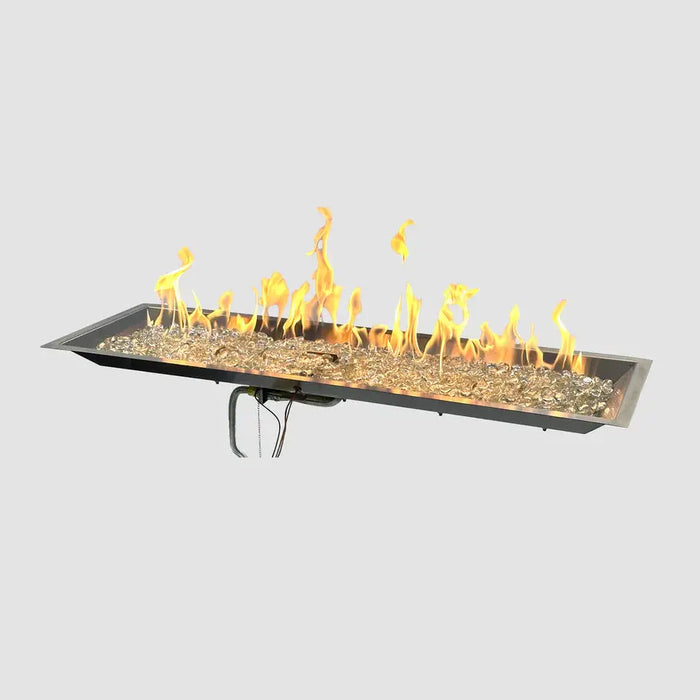 The Outdoor GreatRoom Company Crystal Fire Plus Linear Gas Burner The Outdoor GreatRoom Company Dreamwood Living