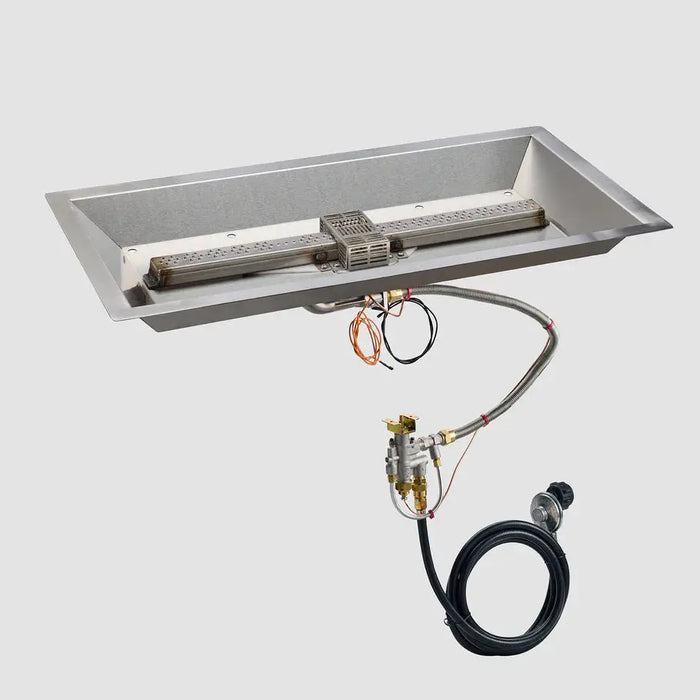 The Outdoor GreatRoom Company Crystal Fire Plus Linear Gas Burner The Outdoor GreatRoom Company Dreamwood Living