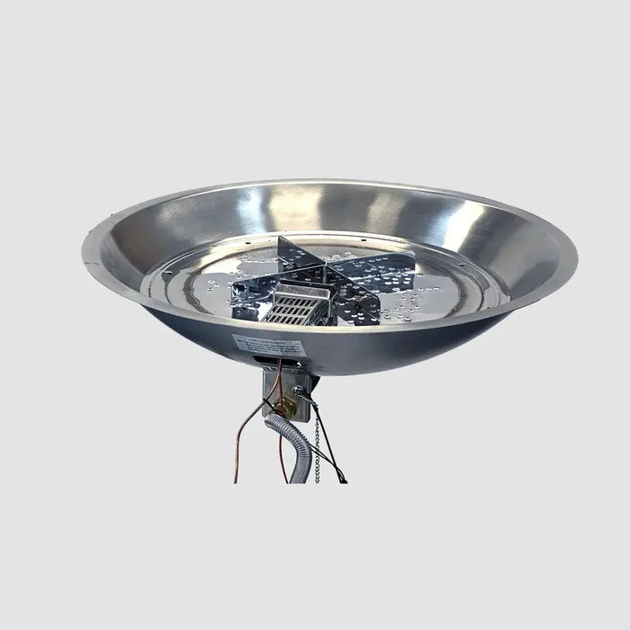 The Outdoor GreatRoom Crystal Fire Plus Round Gas Burner