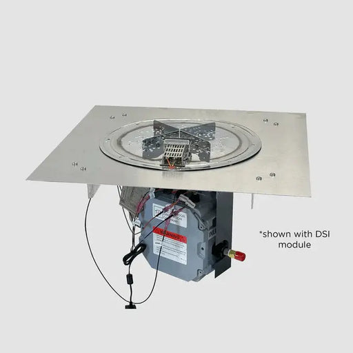The Outdoor GreatRoom Company Crystal Fire Plus Square Gas Burner Insert and Plate Kit The Outdoor GreatRoom Company Dreamwood Living