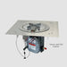 The Outdoor GreatRoom Company Crystal Fire Plus Square Gas Burner Insert and Plate Kit The Outdoor GreatRoom Company Dreamwood Living