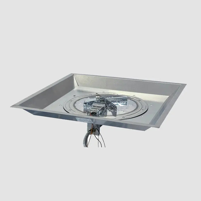 The Outdoor GreatRoom Company Crystal Fire Plus Square Gas Burner