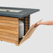 The Outdoor GreatRoom Company Darien Rectangular Gas Fire Pit Table 42" The Outdoor GreatRoom Company Dreamwood Living