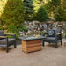 The Outdoor GreatRoom Company Darien Rectangular Gas Fire Pit Table 42" The Outdoor GreatRoom Company Dreamwood Living