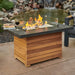 The Outdoor GreatRoom Company Darien Rectangular Gas Fire Pit Table 42" The Outdoor GreatRoom Company Dreamwood Living