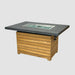 The Outdoor GreatRoom Company Darien Rectangular Gas Fire Pit Table 42" The Outdoor GreatRoom Company Dreamwood Living