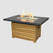 The Outdoor GreatRoom Company Darien Rectangular Gas Fire Pit Table 42" The Outdoor GreatRoom Company Dreamwood Living