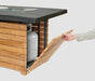The Outdoor GreatRoom Company Darien Rectangular Gas Fire Pit Table 42" The Outdoor GreatRoom Company Dreamwood Living