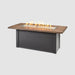 The Outdoor GreatRoom Company Havenwood Linear Gas Fire Pit Table 62" The Outdoor GreatRoom Company Dreamwood Living