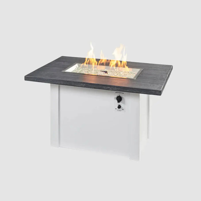 The Outdoor GreatRoom Havenwood Rectangular Gas Fire Pit Table 44"