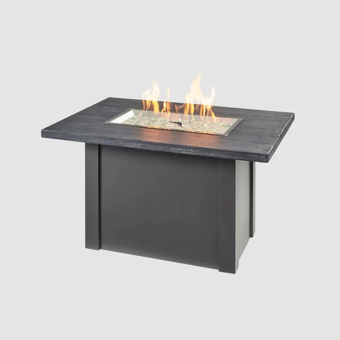 The Outdoor GreatRoom Havenwood Rectangular Gas Fire Pit Table 44"