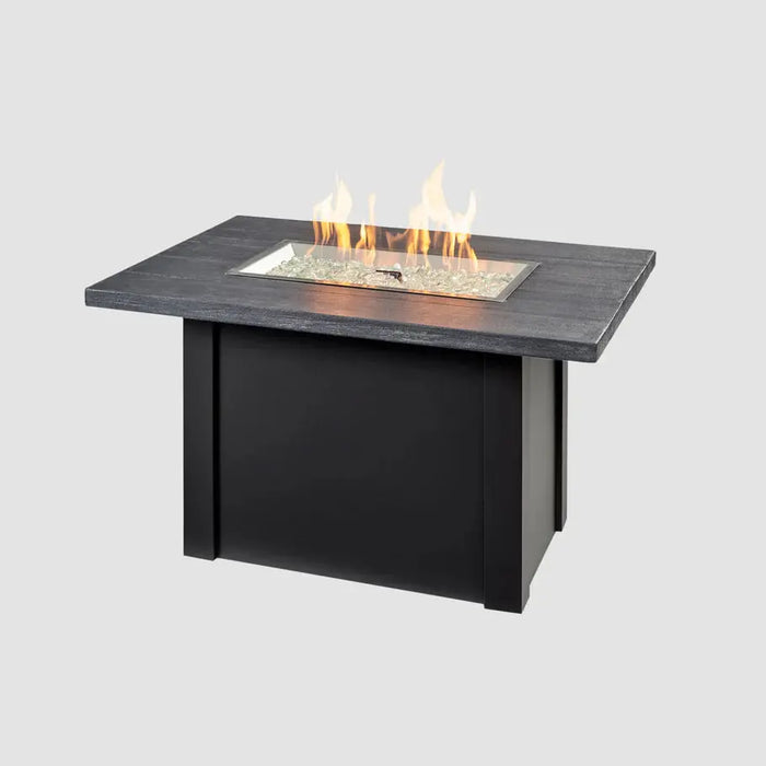 The Outdoor GreatRoom Havenwood Rectangular Gas Fire Pit Table 44"