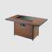 The Outdoor GreatRoom Company Kenwood and Brooks Rectangular Chat Height Gas Fire Pit Table The Outdoor GreatRoom Company Dreamwood Living