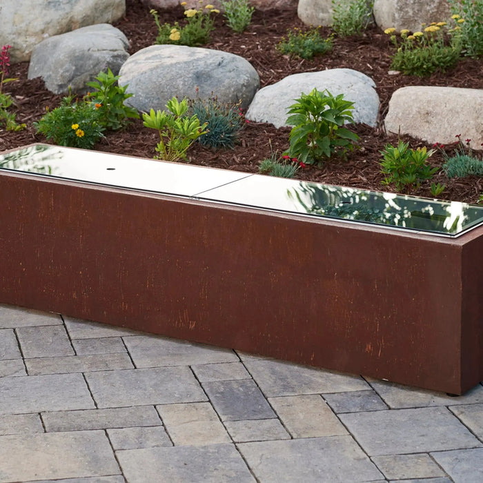 The Outdoor GreatRoom Company Linear Glass Burner Cover The Outdoor GreatRoom Company Dreamwood Living