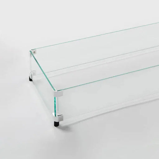 The Outdoor GreatRoom Company Linear Glass Wind Guard The Outdoor GreatRoom Company Dreamwood Living
