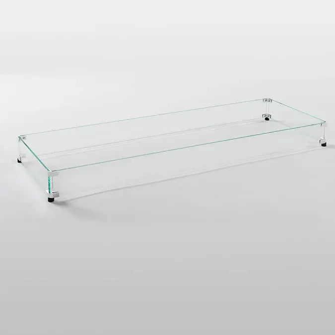 The Outdoor GreatRoom Company Linear Glass Wind Guard The Outdoor GreatRoom Company Dreamwood Living