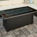 The Outdoor GreatRoom Company Monte Carlo Linear Gas Fire Pit Table The Outdoor GreatRoom Company Dreamwood Living