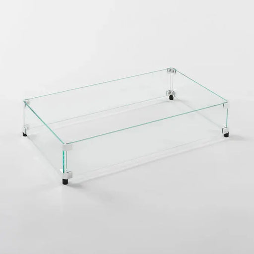The Outdoor GreatRoom Company Rectangular Glass Wind Guard The Outdoor GreatRoom Company Dreamwood Living