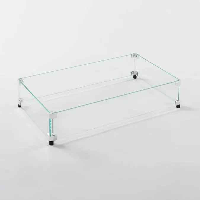 The Outdoor GreatRoom Company Rectangular Glass Wind Guard The Outdoor GreatRoom Company Dreamwood Living
