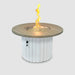 The Outdoor GreatRoom Company Reverie Round Gas Fire Pit Table The Outdoor GreatRoom Company Dreamwood Living