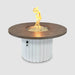 The Outdoor GreatRoom Company Reverie Round Gas Fire Pit Table The Outdoor GreatRoom Company Dreamwood Living