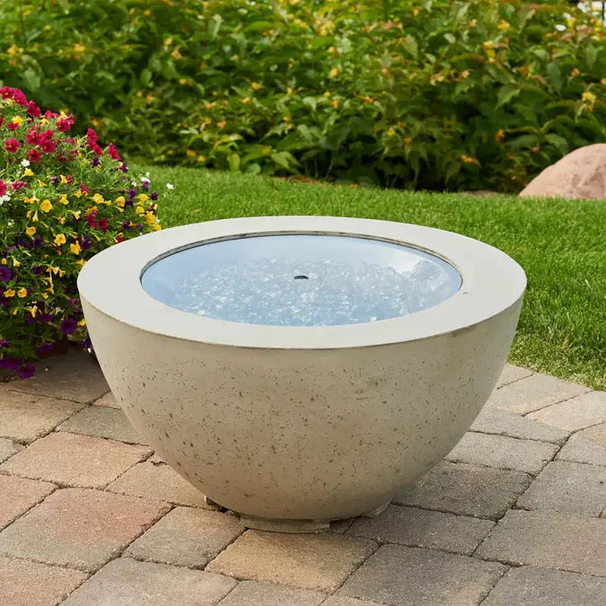 The Outdoor GreatRoom Company Round Glass Burner Cover The Outdoor GreatRoom Company Dreamwood Living