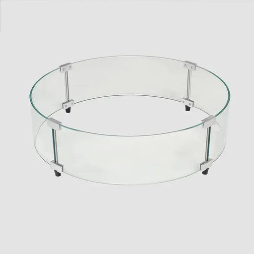 The Outdoor GreatRoom Company Round Glass Wind Guard The Outdoor GreatRoom Company Dreamwood Living
