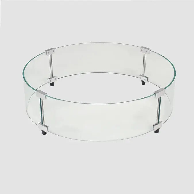 The Outdoor GreatRoom Company Round Glass Wind Guard The Outdoor GreatRoom Company Dreamwood Living