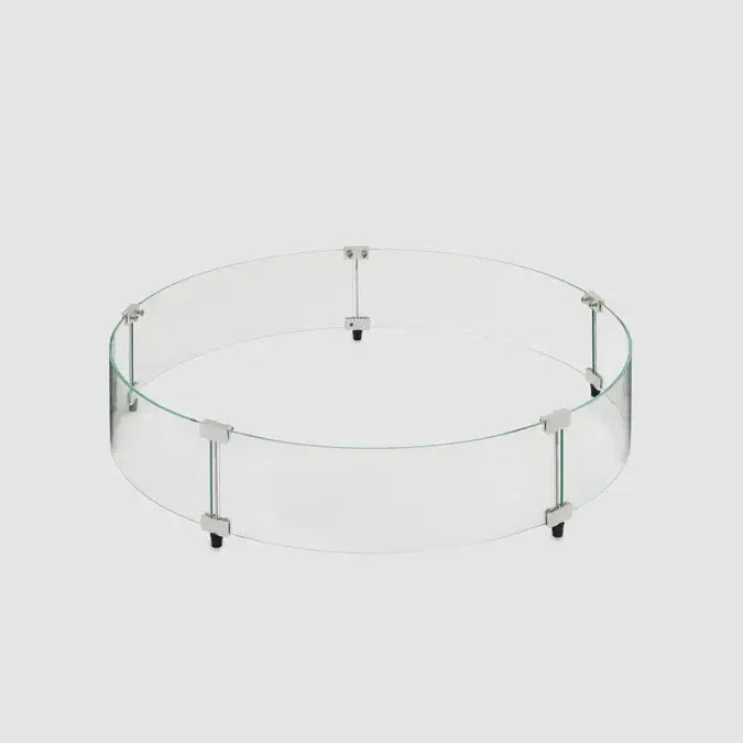 The Outdoor GreatRoom Company Round Glass Wind Guard The Outdoor GreatRoom Company Dreamwood Living