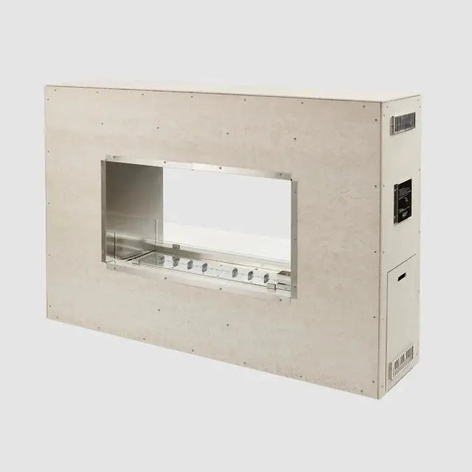 The Outdoor GreatRoom Company See Through Ready to Finish Gas Fireplace The Outdoor GreatRoom Company Dreamwood Living