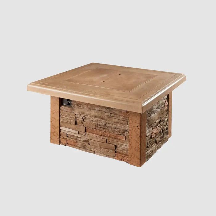 The Outdoor GreatRoom Company Sierra Square Gas Fire Pit Table The Outdoor GreatRoom Company Dreamwood Living
