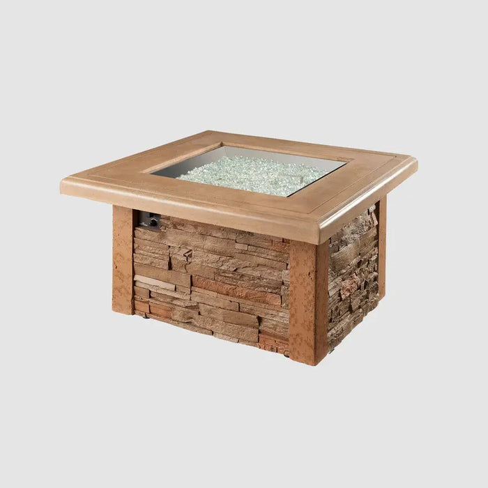 The Outdoor GreatRoom Company Sierra Square Gas Fire Pit Table The Outdoor GreatRoom Company Dreamwood Living