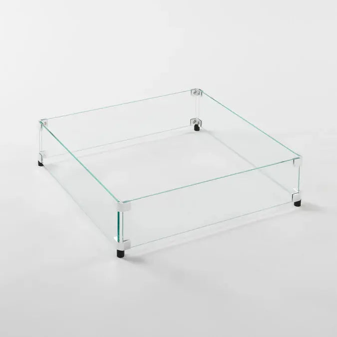 The Outdoor GreatRoom Company Square Glass Wind Guard The Outdoor GreatRoom Company Dreamwood Living