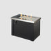 The Outdoor GreatRoom Company Stainless Steel Providence Rectangular Gas Fire Pit Table The Outdoor GreatRoom Company Dreamwood Living