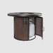 The Outdoor GreatRoom Company Stonefire Round Gas Fire Pit Table The Outdoor GreatRoom Company Dreamwood Living