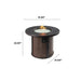 The Outdoor GreatRoom Company Stonefire Round Gas Fire Pit Table The Outdoor GreatRoom Company Dreamwood Living