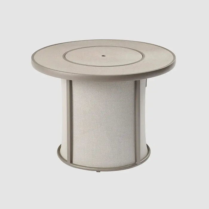 The Outdoor GreatRoom Company Stonefire Round Gas Fire Pit Table The Outdoor GreatRoom Company Dreamwood Living