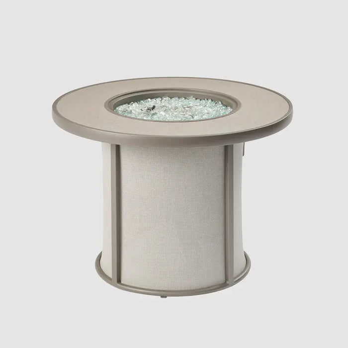The Outdoor GreatRoom Company Stonefire Round Gas Fire Pit Table The Outdoor GreatRoom Company Dreamwood Living
