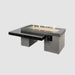 The Outdoor GreatRoom Company Uptown Black Linear Fire Pit Table The Outdoor GreatRoom Company Dreamwood Living