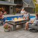 The Outdoor GreatRoom Company Uptown Black Linear Fire Pit Table The Outdoor GreatRoom Company Dreamwood Living