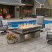 The Outdoor GreatRoom Company Uptown Black Linear Fire Pit Table The Outdoor GreatRoom Company Dreamwood Living