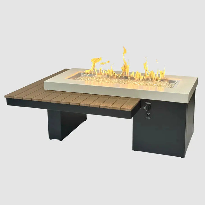 The Outdoor GreatRoom Company Uptown Linear Gas Fire Table The Outdoor GreatRoom Company Dreamwood Living